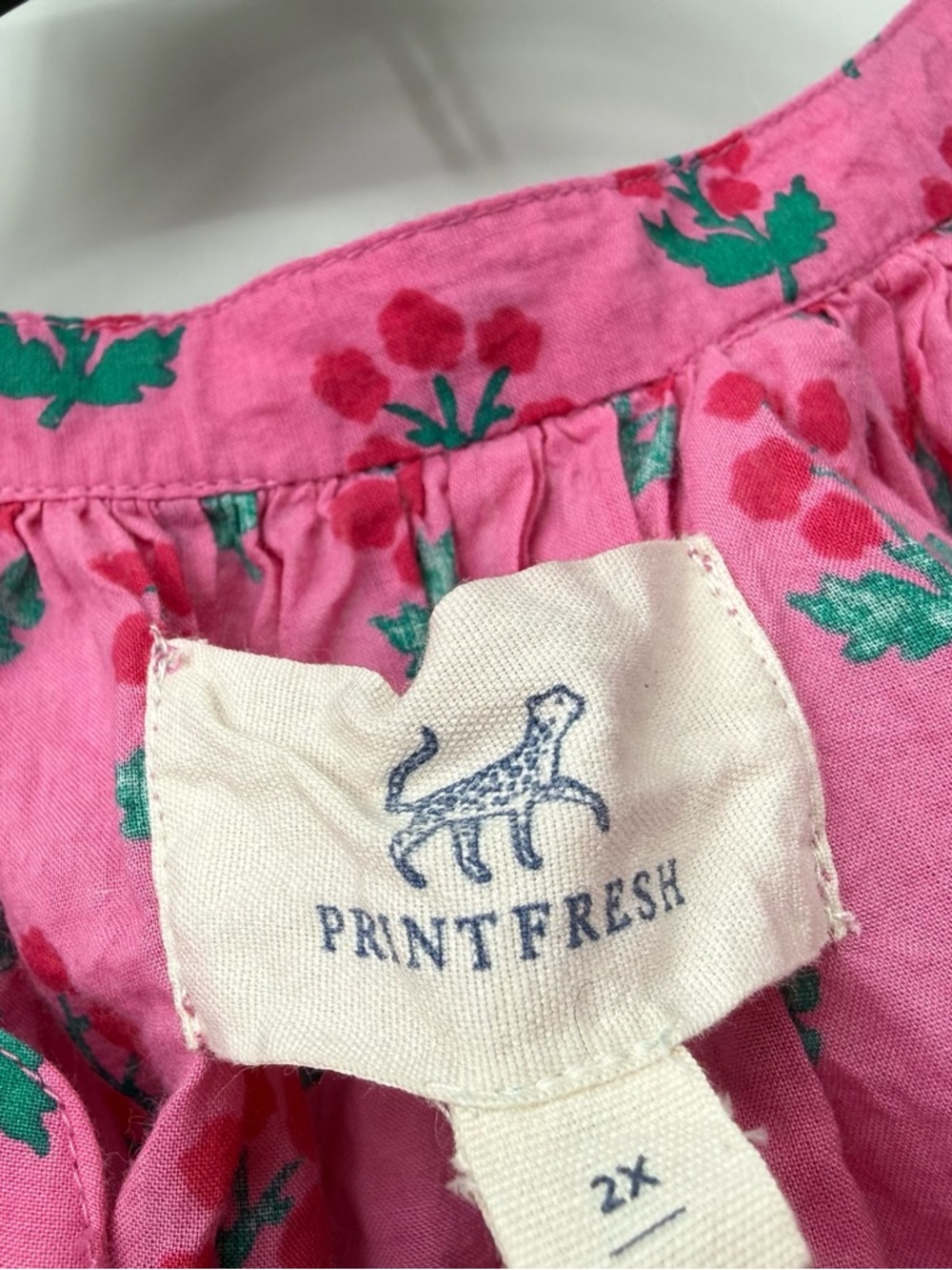 Printfresh Pink Floral Peasant Blouse - Picture 4 of 16
